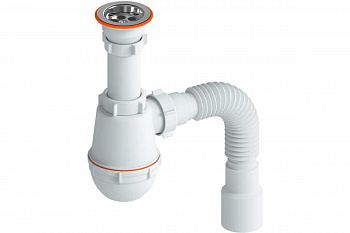 Сифон "РМС" СМ-02 для мойки (прикручивающийся)