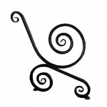 Боковина скамьи "французская лоза малый вензель" с креплениями 0,6/0,9/1,5м Боковина скамьи "французская лоза малый вензель" с креплениями 0,6/0,9/1,5м