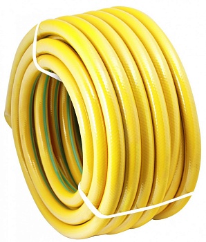 Шланг поливочный "Гарден плюс"/Palisad желтый 1/2 25м трехслойный